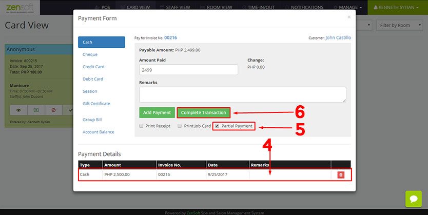 Partial Payments (4 of 4)