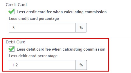 Debitcard Fee